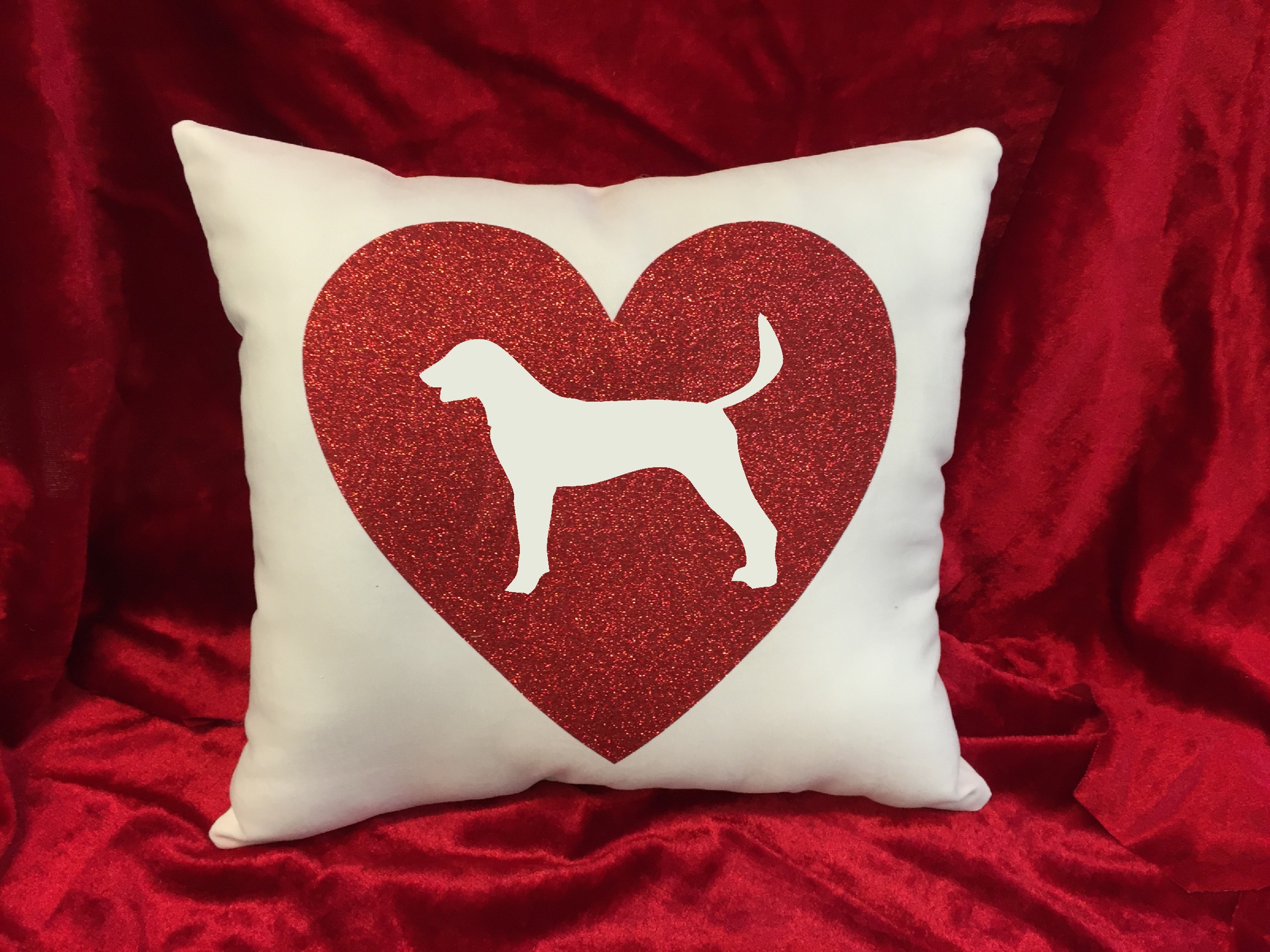 Dogs - Throw Pillow - American Foxhound